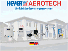 Tablet Screenshot of heyer-aerotech.de